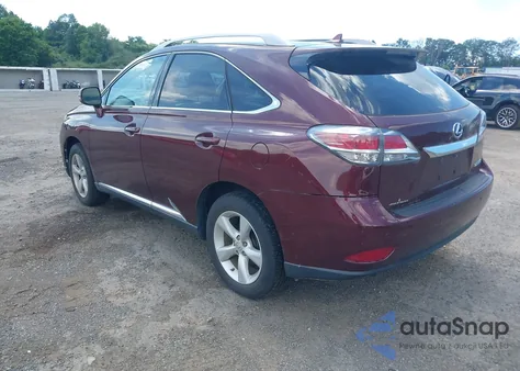 2013 Lexus Rx 350 z USA, uszkodzony, nr VIN 2T2BK1BA2DC194116